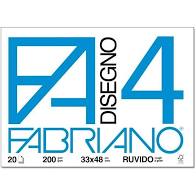 Blocco disegno 4 angoli f4 Fabriano 20 fg.ruvido cm.24x33 - Cartoarte Blocco disegno 4 angoli f4 Fabriano 20 fg.ruvido cm.24x33 - Cartoarte