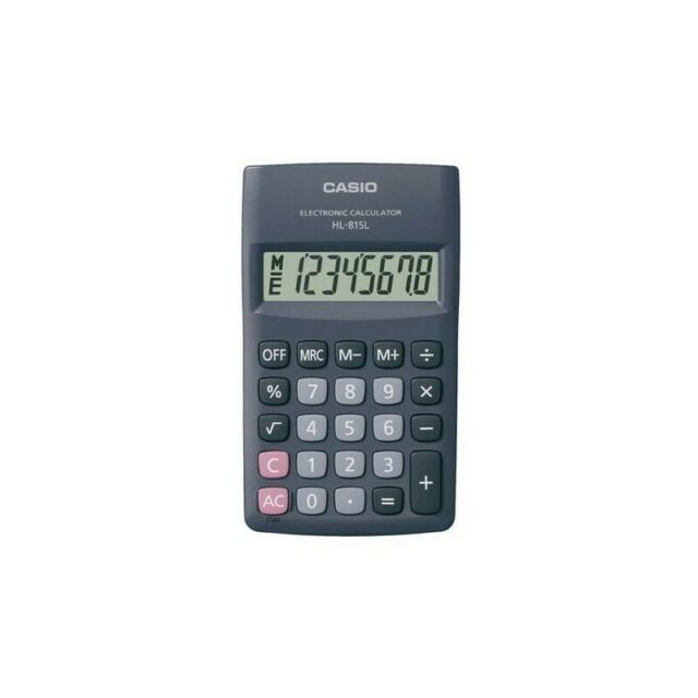 Calcolatrice casio 8 cifre hl-815l - Cartoarte Calcolatrice casio 8 cifre hl-815l - Cartoarte