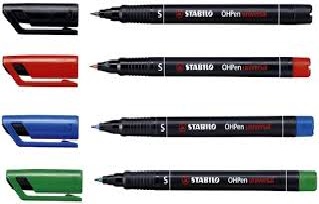 Pennarello OhPen 841/46 permanent punta superfine nero - Cartoarte Pennarello OhPen 841/46 permanent punta superfine nero - Cartoarte