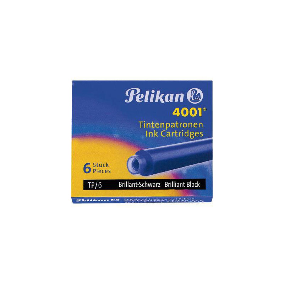 Cartucce per penne stilografiche Pelikan 4001 TP/6 blu conf.5 cartucce - Cartoarte Cartucce per penne stilografiche Pelikan 4001 TP/6 blu conf.5 cartucce - Cartoarte
