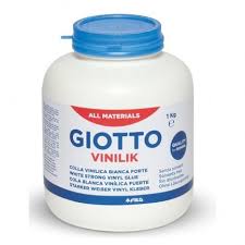 Colla vinilica bianca liquida barattolo da kg.1 giotto - Cartoarte Colla vinilica bianca liquida barattolo da kg.1 giotto - Cartoarte
