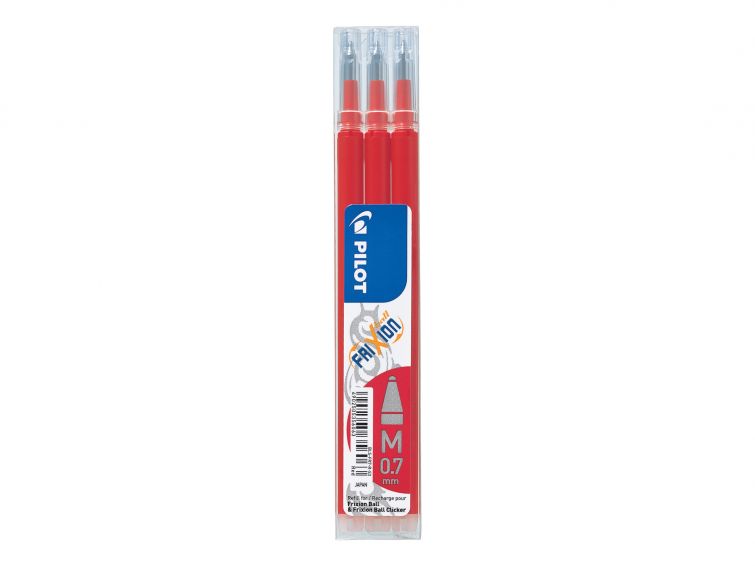 Refill frixion mm.0.7 rosso conf.3 pz. - Cartoarte Refill frixion mm.0.7 rosso conf.3 pz. - Cartoarte