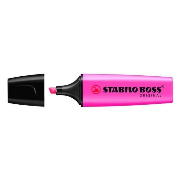 Evidenziatore stabilo boss original fluorescente rosa 70/56 - Cartoarte Evidenziatore stabilo boss original fluorescente rosa 70/56 - Cartoarte