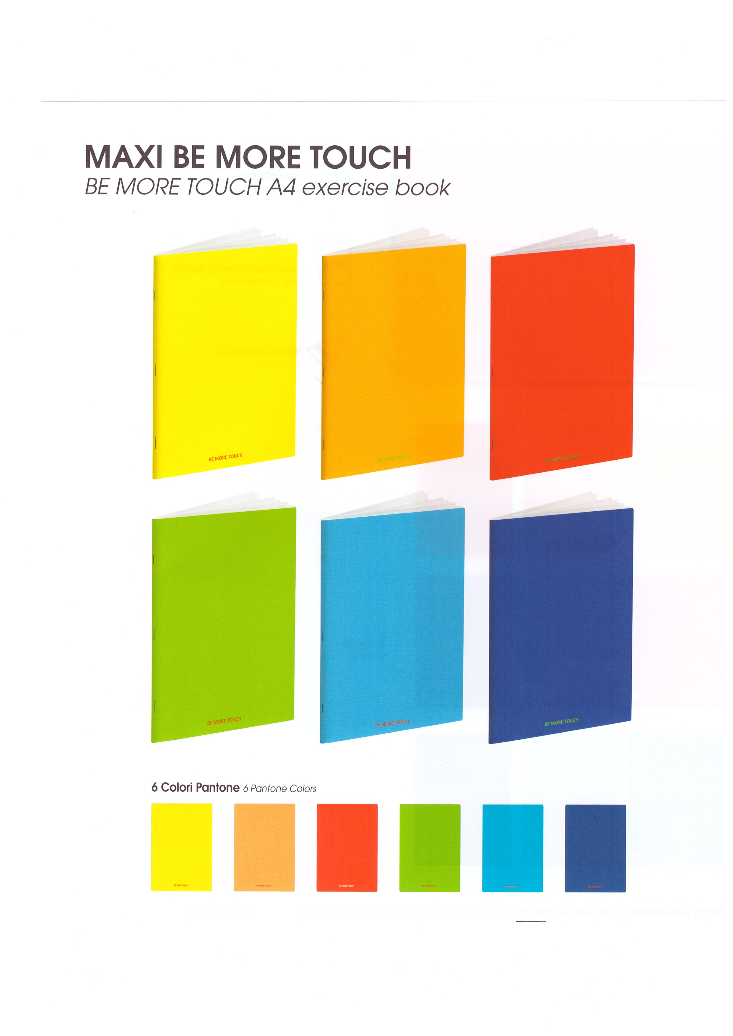 Quaderno Maxi Bm color tinta unita 100 gr. 96 pag. A4 cm.21x29,7 1R 1 rigo s/margine - Cartoarte Quaderno Maxi Bm color tinta unita 100 gr. 96 pag. A4 cm.21x29,7 1R 1 rigo s/margine - Cartoarte