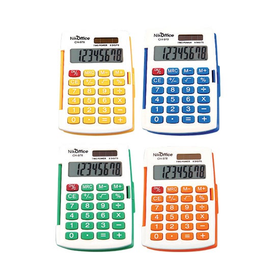 Calcolatrice Dual Power CH-978 - 8 cifre Big Digits - Cartoarte Calcolatrice Dual Power CH-978 - 8 cifre Big Digits - Cartoarte