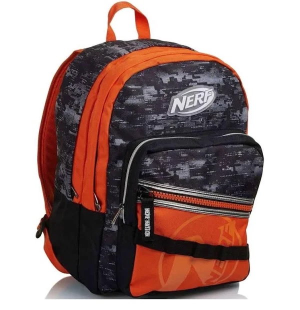 Zaino doppio scomparto Nerf art.2E5002103 - Cartoarte Zaino doppio scomparto Nerf art.2E5002103 - Cartoarte