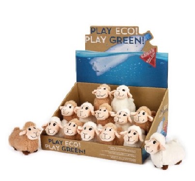 Peluche pecorella Gisella cm. 16 PLAY GREEN - Cartoarte Peluche pecorella Gisella cm. 16 PLAY GREEN - Cartoarte
