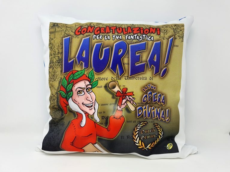 Cuscino laurea cm.40x40 art.6179 - Cartoarte Cuscino laurea cm.40x40 art.6179 - Cartoarte