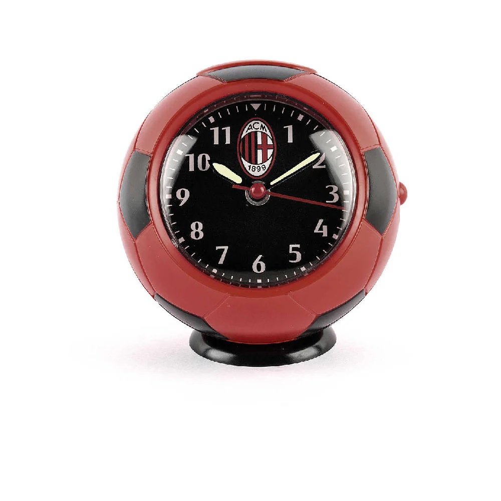 Sveglia al quarzo pallone Milan alarm & clock - Cartoarte Sveglia al quarzo pallone Milan alarm & clock - Cartoarte