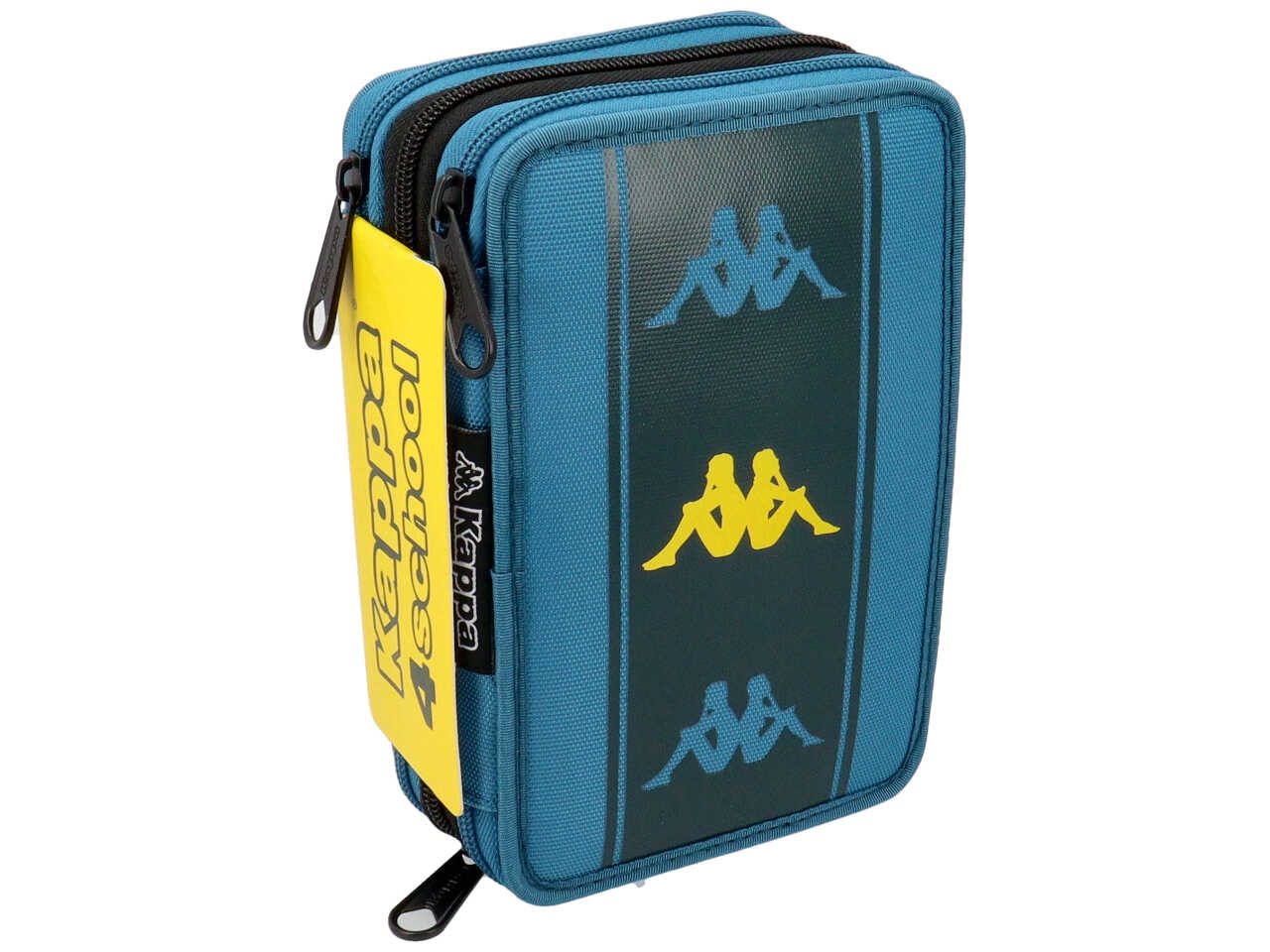 Astuccio portapenne Kappa 3 zip completo di colori 12+18 - Cartoarte Astuccio portapenne Kappa 3 zip completo di colori 12+18 - Cartoarte