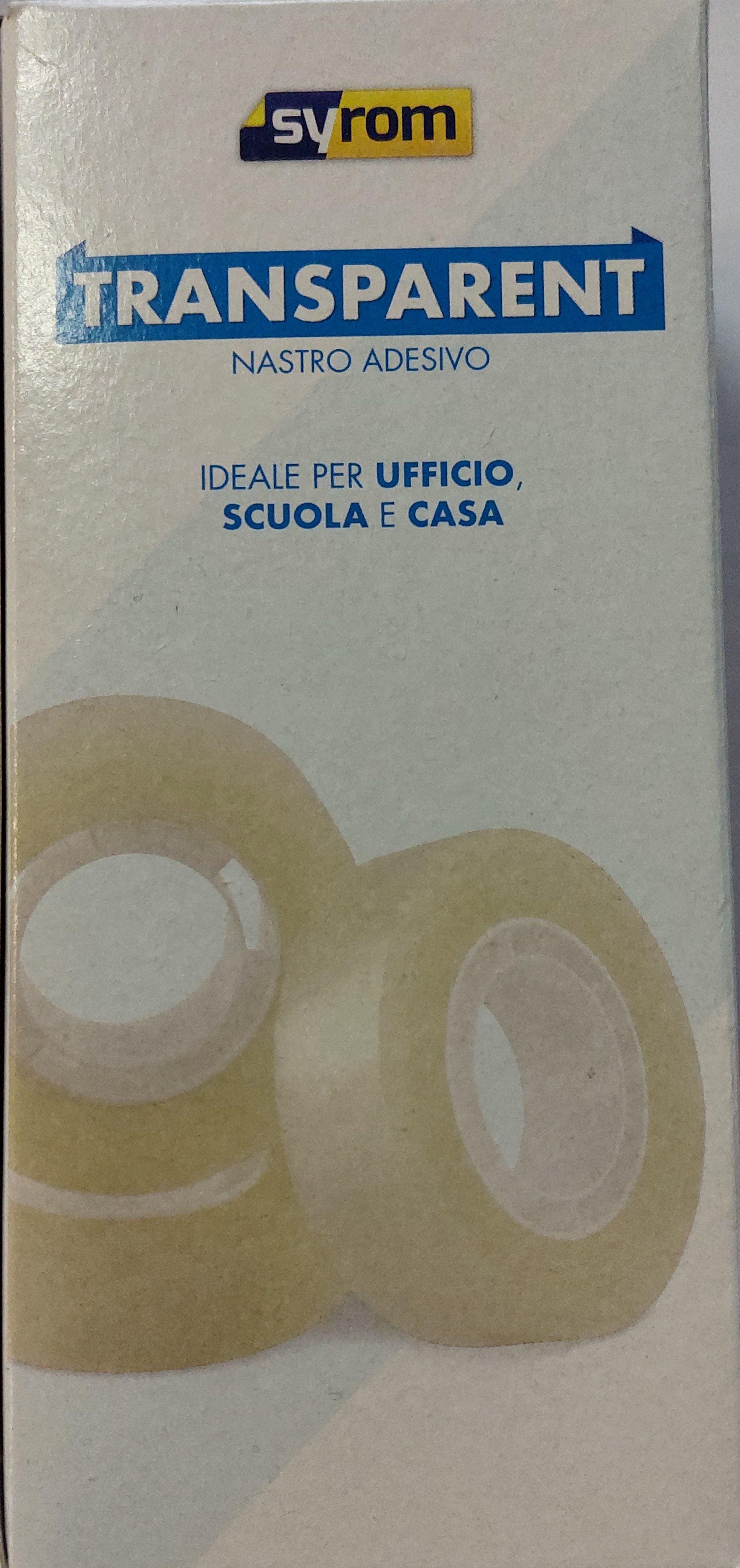 Nastro adesivo trasparente mm.15 x 33 mt in scatola da 10 rotoli - Cartoarte Nastro adesivo trasparente mm.15 x 33 mt in scatola da 10 rotoli - Cartoarte