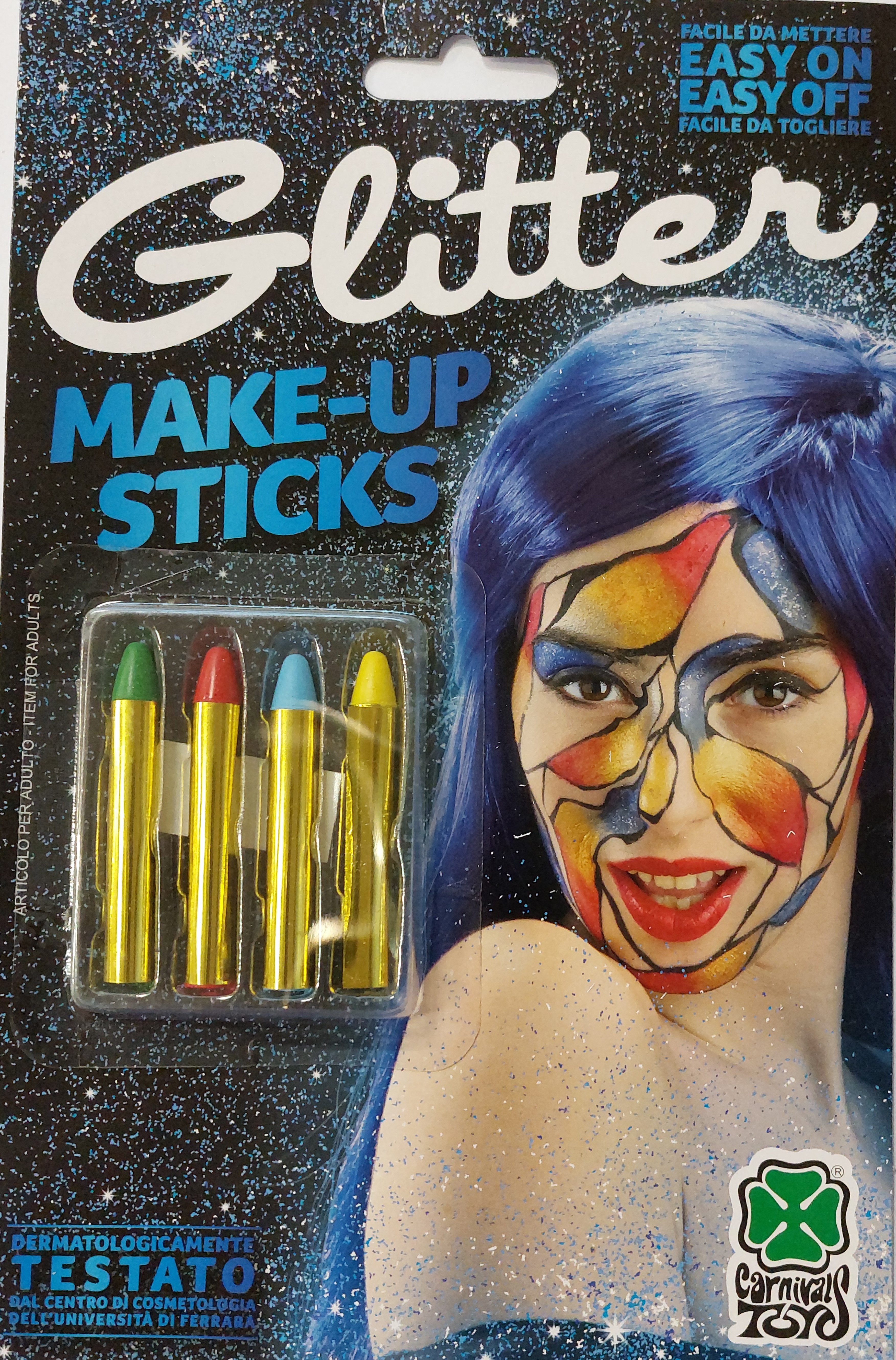 Matite make up glitter 4 colori - Cartoarte Matite make up glitter 4 colori - Cartoarte