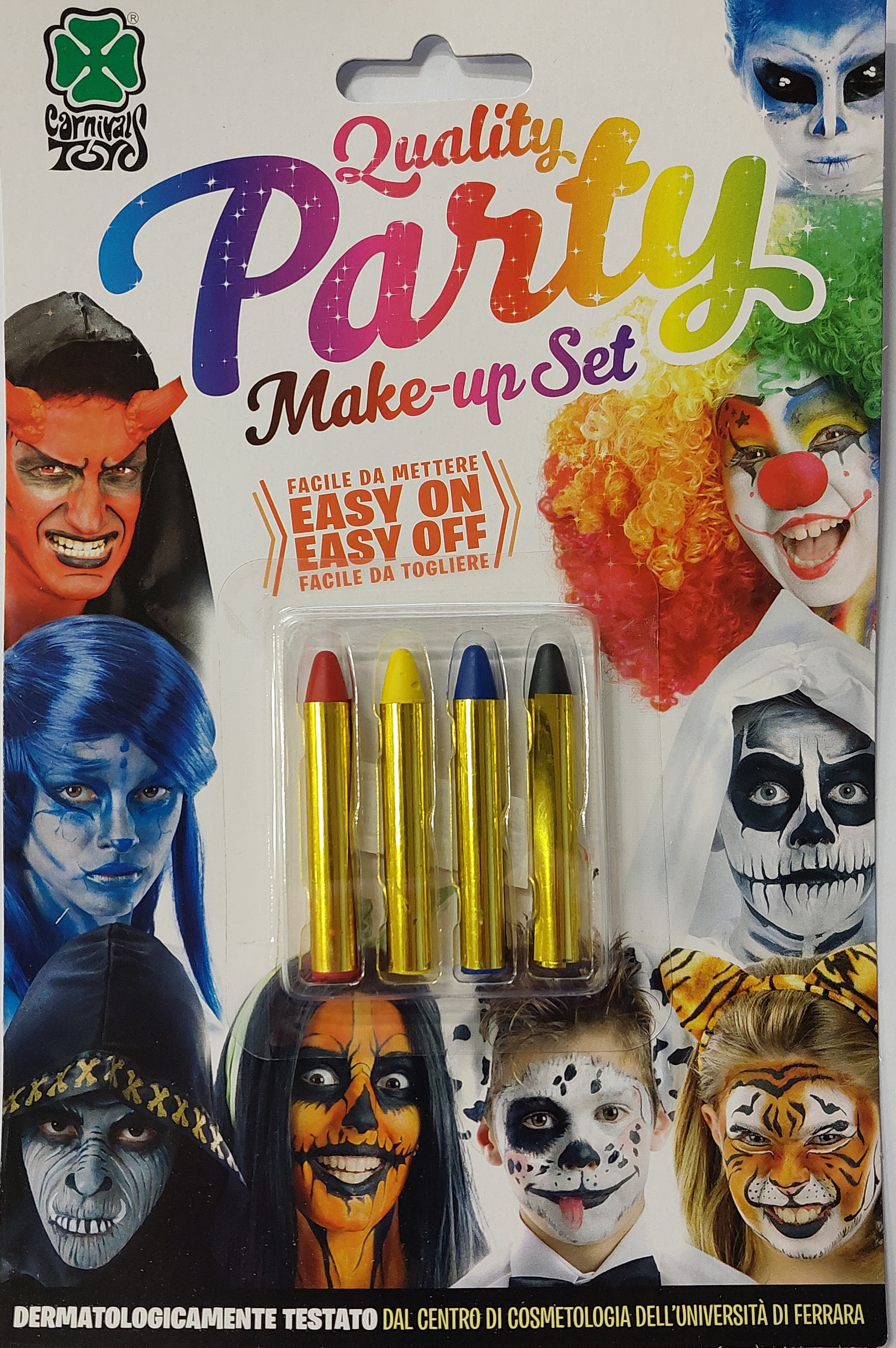 Matite make up party 4 colori assortiti - Cartoarte Matite make up party 4 colori assortiti - Cartoarte