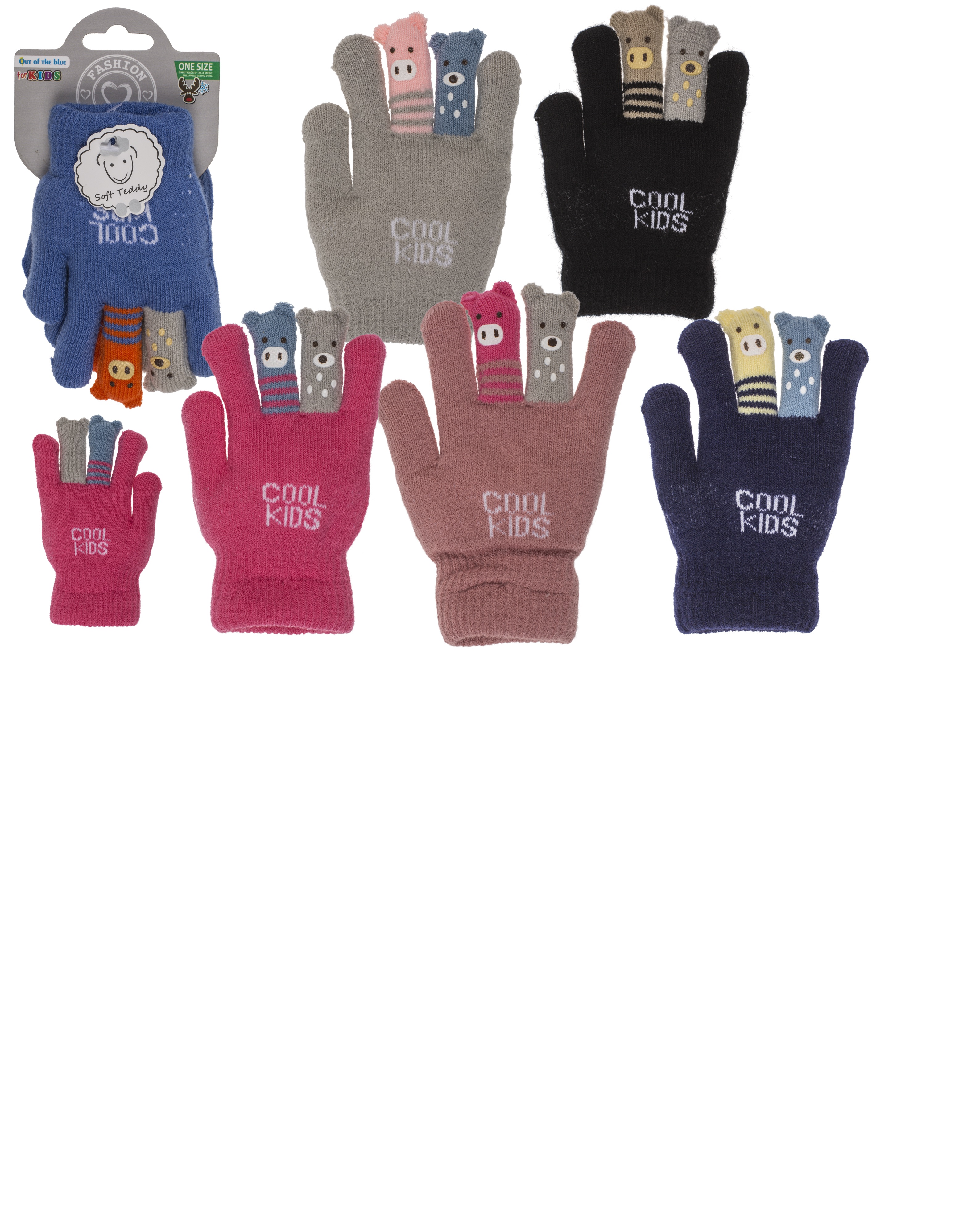 Guanti per bambini unisex poliacrilico imbottiti taglia - Cartoarte Guanti per bambini unisex poliacrilico imbottiti taglia - Cartoarte