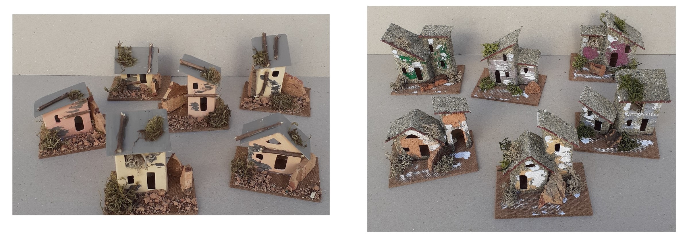 Casetta in sughero per presepe cm.7X5XH6 art .A401 - Cartoarte Casetta in sughero per presepe cm.7X5XH6 art .A401 - Cartoarte