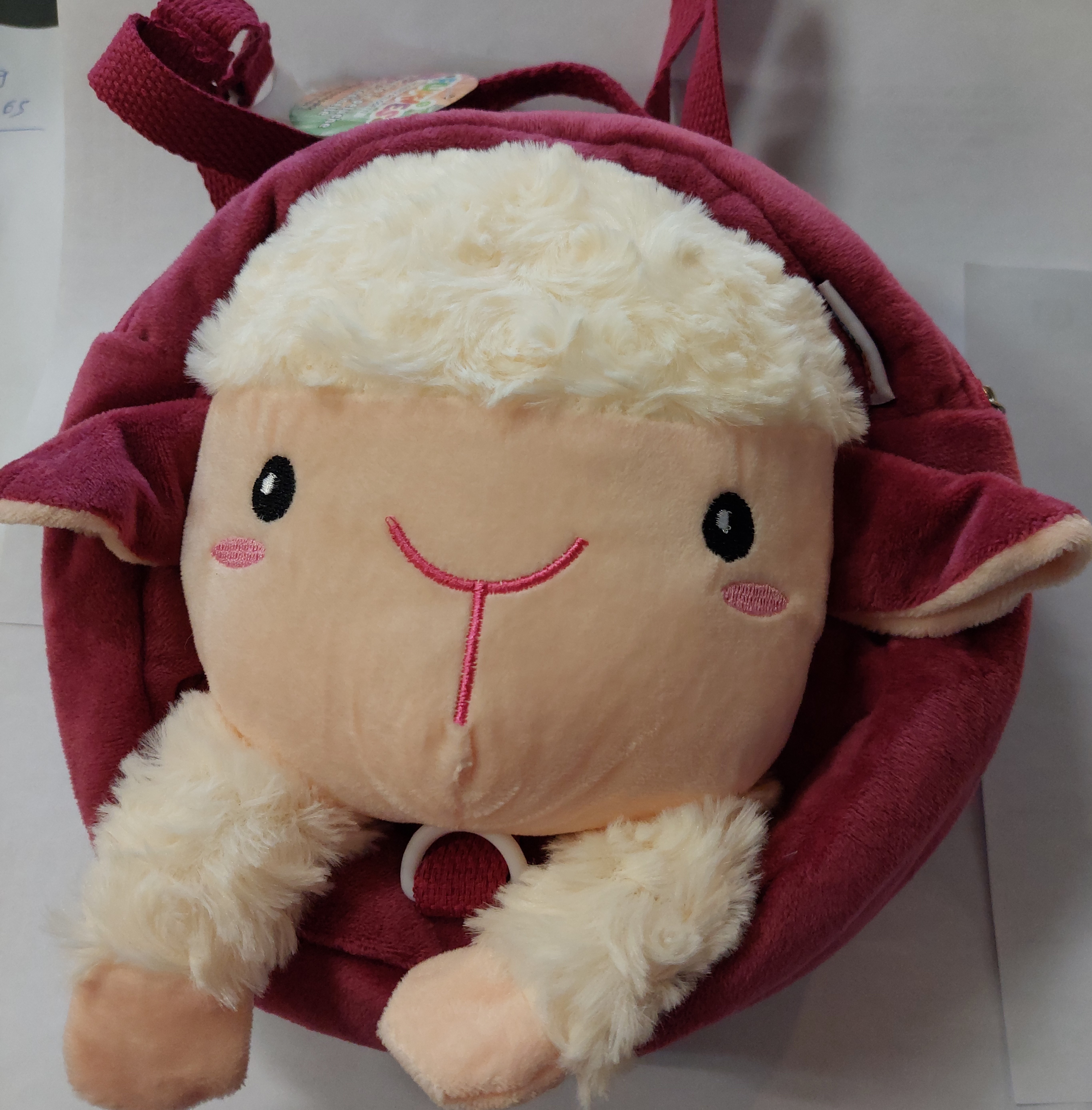 Zainetto mini my Fluffies per asilo in tessuto e peluche - Cartoarte Zainetto mini my Fluffies per asilo in tessuto e peluche - Cartoarte