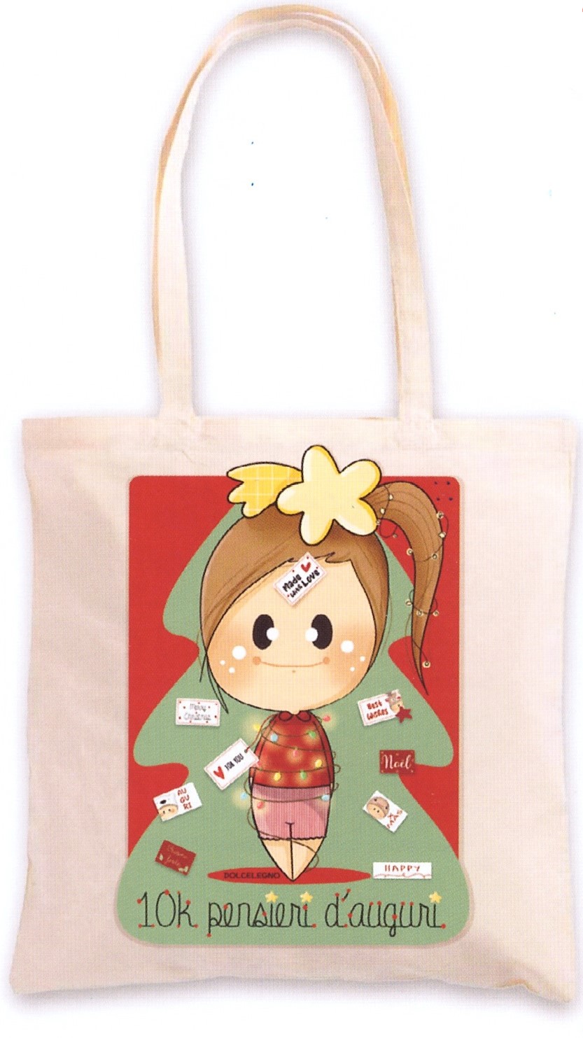 Shopper cm.38x42 Manici lunghi 100% cotone naturale - Cartoarte Shopper cm.38x42 Manici lunghi 100% cotone naturale - Cartoarte