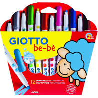 Pennarello 12 colori Giotto Be-bè 466700 - Cartoarte Pennarello 12 colori Giotto Be-bè 466700 - Cartoarte