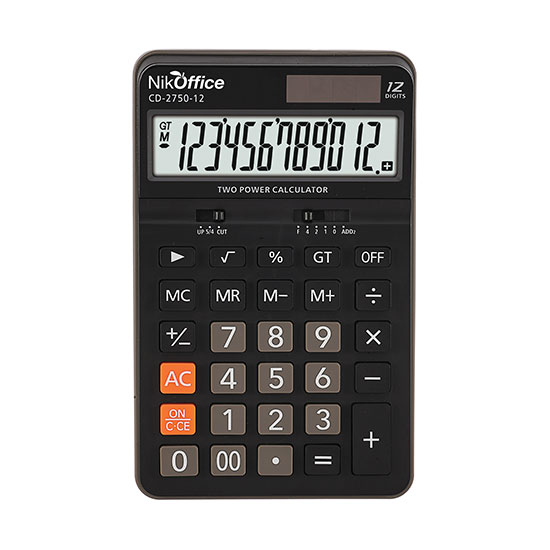 Calcolatrice CD-2750-12 dual power 12 big digits - Cartoarte Calcolatrice CD-2750-12 dual power 12 big digits - Cartoarte