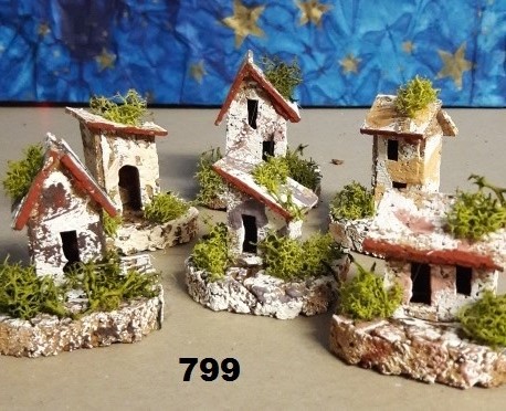 Casetta in sughero per presepe cm.8x5,5h9 art.598 - Cartoarte Casetta in sughero per presepe cm.8x5,5h9 art.598 - Cartoarte
