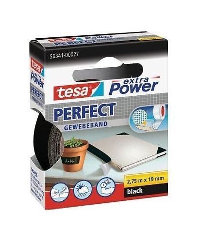 Nastro adesivo Tesa telato extra Power nero mt.2,75x19mm - Cartoarte Nastro adesivo Tesa telato extra Power nero mt.2,75x19mm - Cartoarte