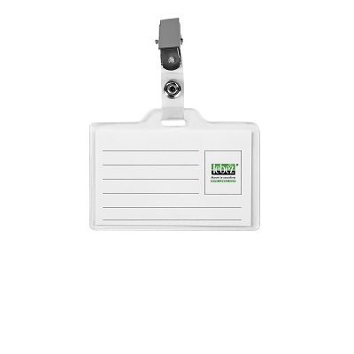 Portabadge PVC trasparente mm.93x60 - Cartoarte Portabadge PVC trasparente mm.93x60 - Cartoarte